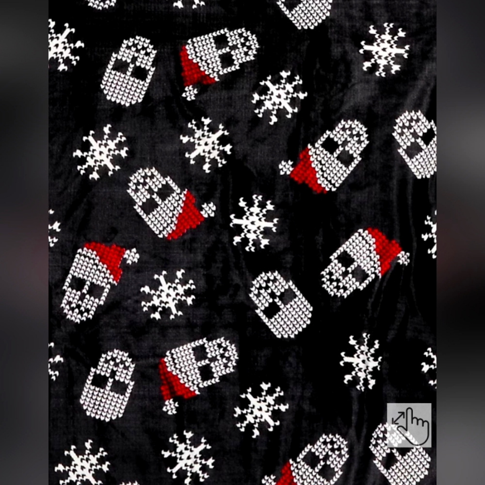 SKULL FAIR ISLE THROW